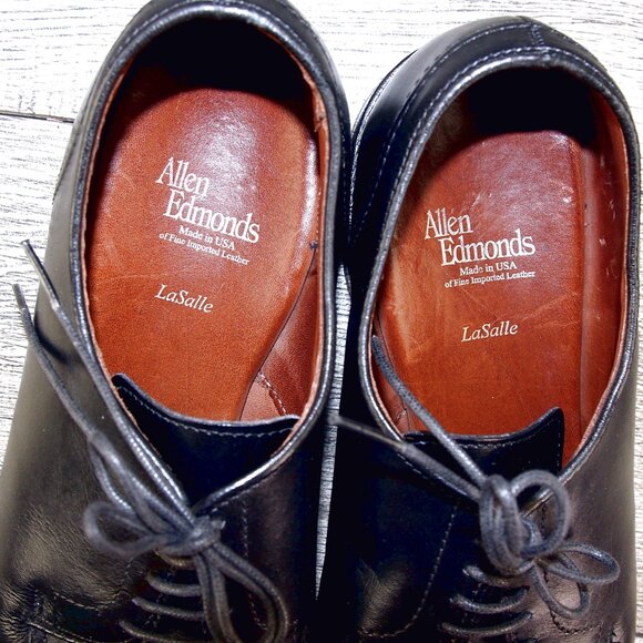Allen Edmonds LASALLE 9.5 D Black * add $15 new Cedar Trees main image 4